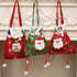 Santa Claus Christmas Decorations For Home Snowman Cloth Gift Bags With Handles For Cookie Candy Drawstring Merry Christmas Bags - menochic